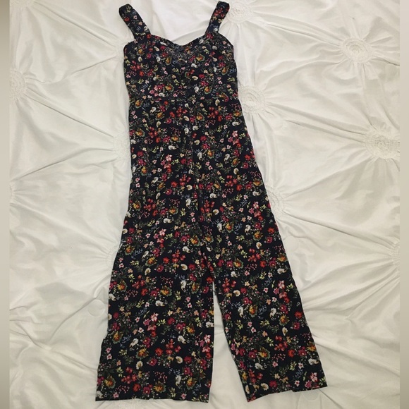 Loft Outlet Floral Jumpsuit - Picture 1 of 11